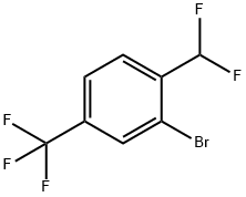 3-Bromo-4-(difluoromethyl)benzotrifluoride Struktur