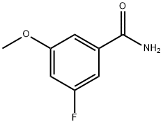 3-Fluoro-5-methoxybenzamide Struktur