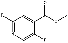 Methyl 2,5-difluoro-4-pyridinecarboxylate Struktur