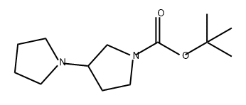 [1,3'-Bipyrrolidine]-1'-carboxylic acid, 1,1-dimethylethyl ester Struktur