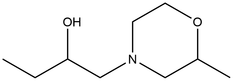 4-Morpholineethanol,α-ethyl-2-methyl- Struktur