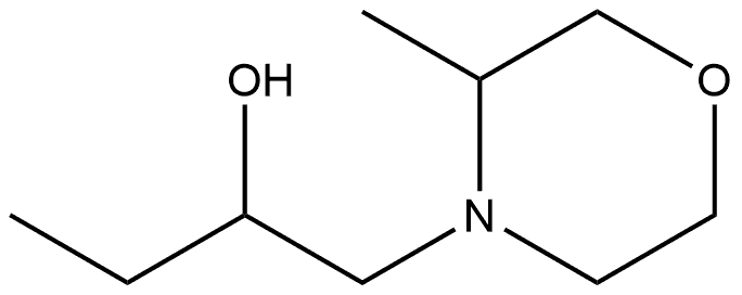 4-Morpholineethanol,α-ethyl-3-methyl- Struktur