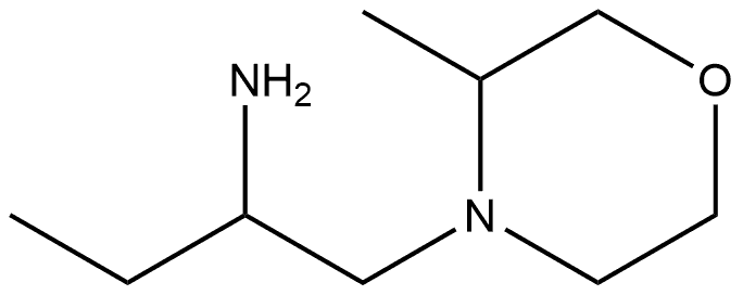 4-Morpholineethanamine,α-ethyl-3-methyl- Struktur