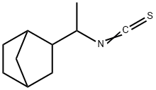 2-(1-isothiocyanatoethyl)bicyclo[2.2.1]heptane Struktur