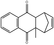 1,4-Methanoanthracene-9,10-dione, 1,4,4a,9a-tetrahydro-4a-methyl- Struktur