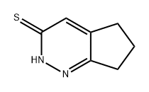 3H-Cyclopenta[c]pyridazine-3-thione, 2,5,6,7-tetrahydro- Struktur