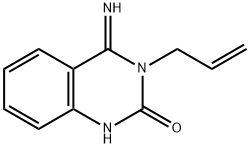 2(1H)-Quinazolinone, 3,4-dihydro-4-imino-3-(2-propen-1-yl)-