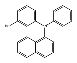 1-Naphthalenamine, N-(3-bromophenyl)-N-phenyl- Struktur