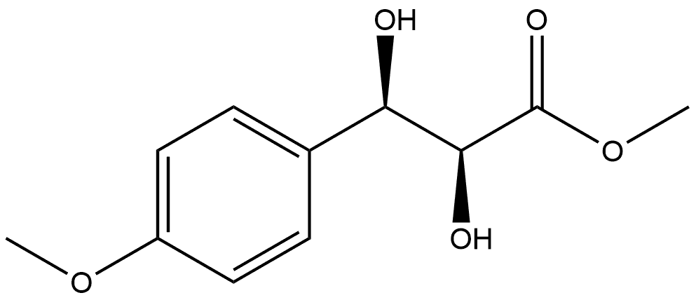 Benzenepropanoic acid, α,β-dihydroxy-4-methoxy-, methyl ester, (αS,βR)-