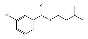 Benzoic acid 3-hydroxy-3-methylbutyl ester Struktur