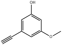 Phenol, 3-ethynyl-5-methoxy- Struktur