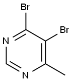 Pyrimidine, 4,5-dibromo-6-methyl- Struktur