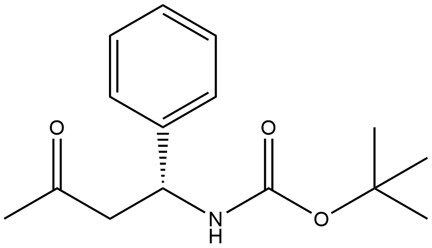 tert-butyl (R)-(3-oxo-1-phenylbutyl)carbamate Struktur