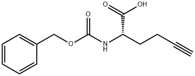 Cbz-L-homopropargylglycine Struktur