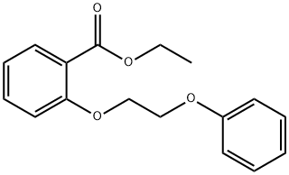 Benzoic acid, 2-(2-phenoxyethoxy)-, ethyl ester Struktur