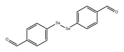 Benzaldehyde, 4,4'-diselenobis- Struktur