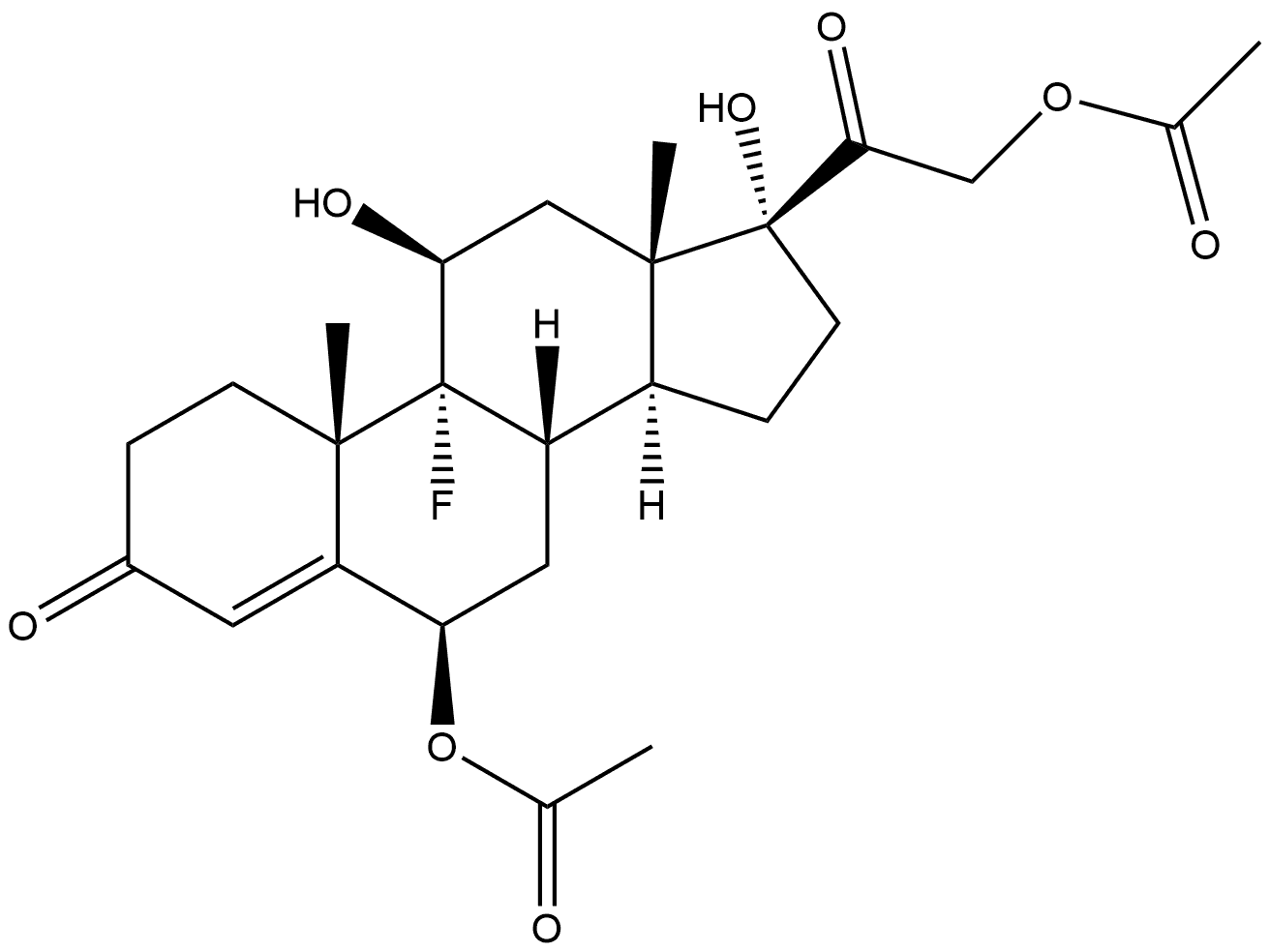 氟氫可的松雜質(zhì), 124157-52-4, 結構式