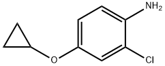 2-Chloro-4-(cyclopropyloxy)benzenamine Struktur