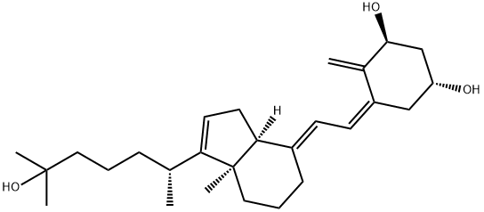 1,25-dihydroxy-16-ene-vitamin D3 Struktur