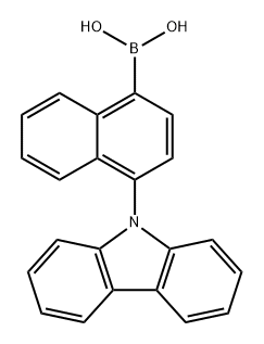 Boronic acid, B-[4-(9H-carbazol-9-yl)-1-naphthalenyl]- Struktur