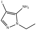 1-ethyl-4-iodo-1H-pyrazol-5-amine Struktur