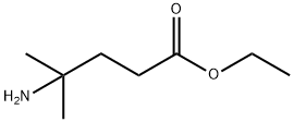 Pentanoic acid, 4-amino-4-methyl-, ethyl ester Struktur