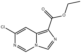 ethyl 7-chloroimidazo[1,5-c]pyrimidine-1-carboxylate Struktur