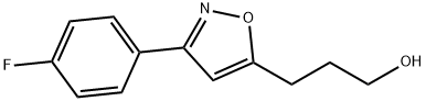 JR-14023, 3-(3-(4-Fluorophenyl)isoxazol-5-yl)propan-1-ol Struktur