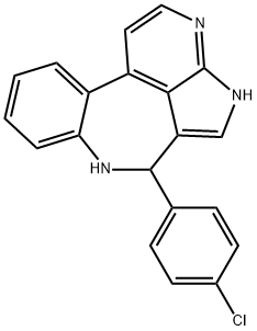 6-(4-CHLOROPHENYL)-6,7-DIHYDRO-4H-3,4,7-TRIAZADIBENZO[CD,F]AZULENE 結(jié)構式