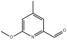 2-Pyridinecarboxaldehyde, 6-methoxy-4-methyl- Struktur