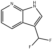 3-(Difluoromethyl)-1H-pyrrolo[2,3-b]pyridine Struktur