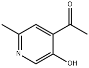 Ethanone, 1-(5-hydroxy-2-methyl-4-pyridinyl)- Struktur