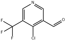 3-Pyridinecarboxaldehyde, 4-chloro-5-(trifluoromethyl)- Struktur