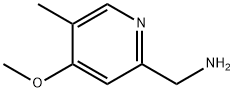 2-Pyridinemethanamine, 4-methoxy-5-methyl- Struktur