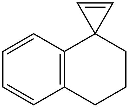 3′,4′-Dihydrospiro[2-cyclopropene-1,1′(2′H)-naphthalene] Struktur