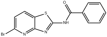 Benzamide, N-(5-bromothiazolo[4,5-b]pyridin-2-yl)- Struktur