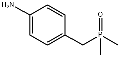 Benzenamine, 4-[(dimethylphosphinyl)methyl]- Struktur