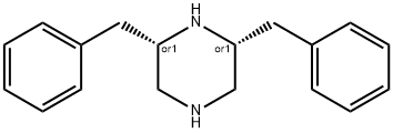 (2S,6R)-2,6-DIBENZYL-PIPERAZINE Struktur