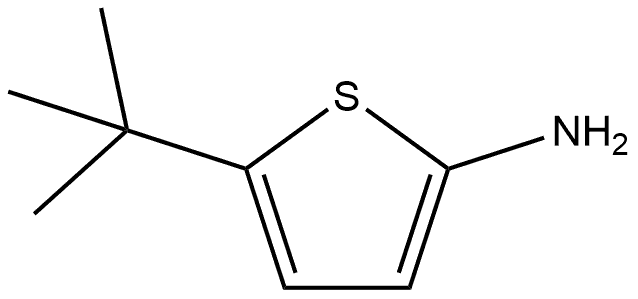 2-Thiophenamine, 5-(1,1-dimethylethyl)- Struktur