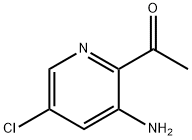 1-(3-Amino-5-chloro-pyridin-2-yl)-ethanone Struktur