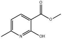 3-Pyridinecarboxylic acid, 2-hydroxy-6-methyl-, methyl ester Struktur