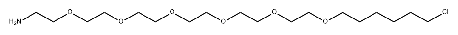 3,6,9,12,15,18-Hexaoxatetracosan-1-amine, 24-chloro- Struktur