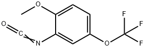 Benzene, 2-isocyanato-1-methoxy-4-(trifluoromethoxy)- Struktur