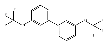 1,1'-Biphenyl, 3,3'-bis(trifluoromethoxy)- Struktur