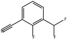 Benzonitrile, 3-(difluoromethyl)-2-fluoro- Struktur