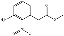 Methyl 3-amino-2-nitrophenylacetate Struktur