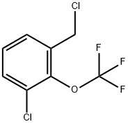 Benzene, 1-chloro-3-(chloromethyl)-2-(trifluoromethoxy)- Struktur