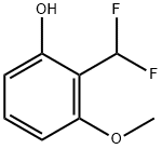 2-(Difluoromethyl)-3-hydroxyanisole Struktur