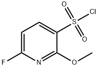 3-Pyridinesulfonyl chloride, 6-fluoro-2-methoxy- Struktur