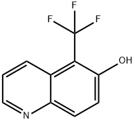 6-Quinolinol, 5-(trifluoromethyl)- Struktur